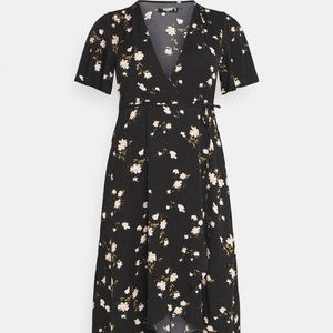 Missguided Plus Floral Wrap Dress- Size US 18